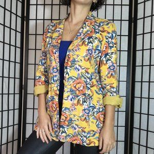 Nordstrom brand FLORAL suit jacket - size EXTRA SMALL